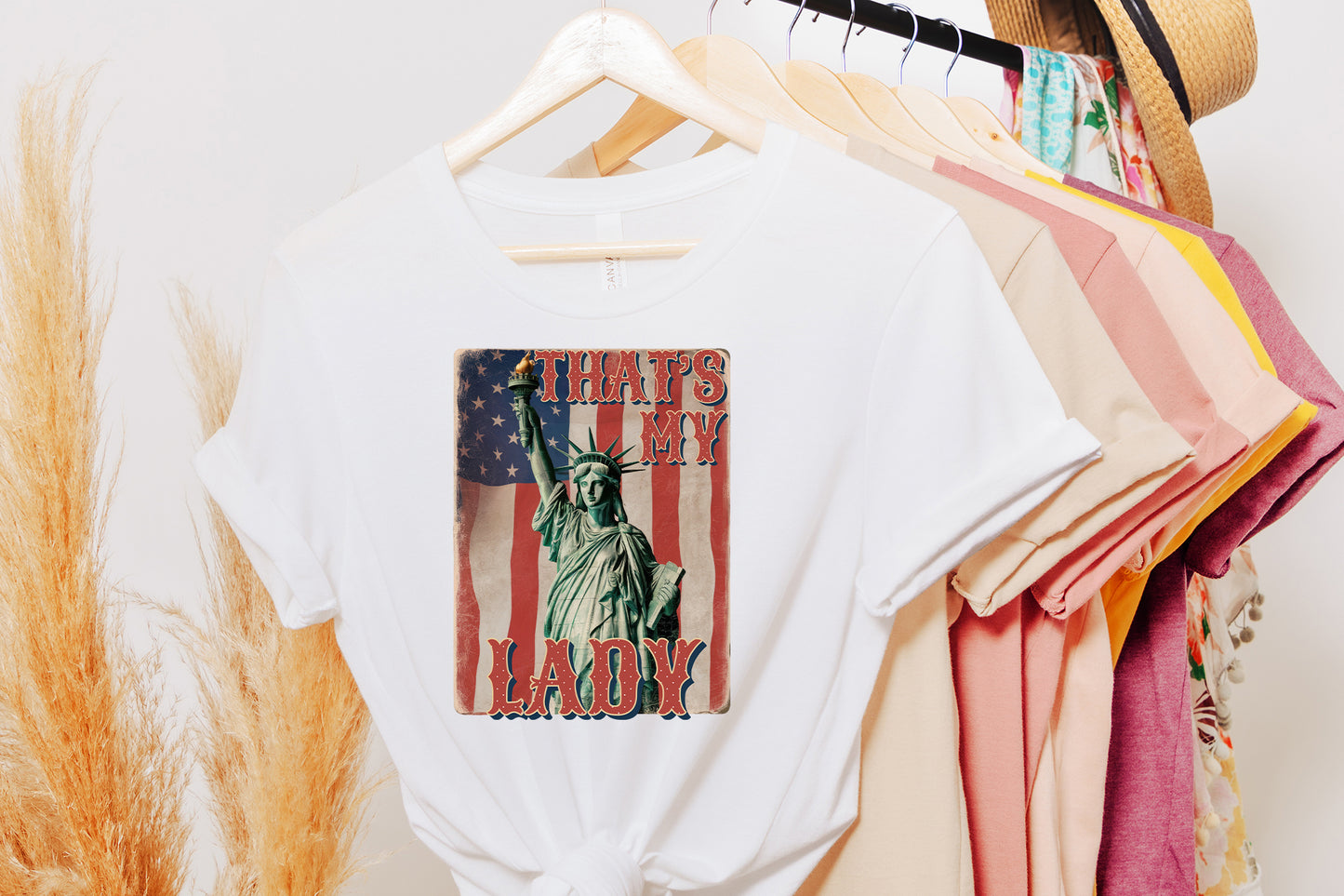 That's My Lady, 4th of July Statue Sublimation
