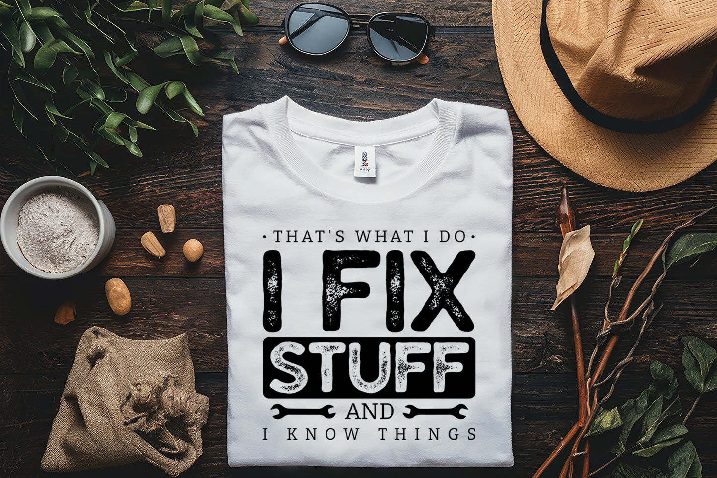 That's What I Do I Fix Stuff, Fathers Day Quote SVG