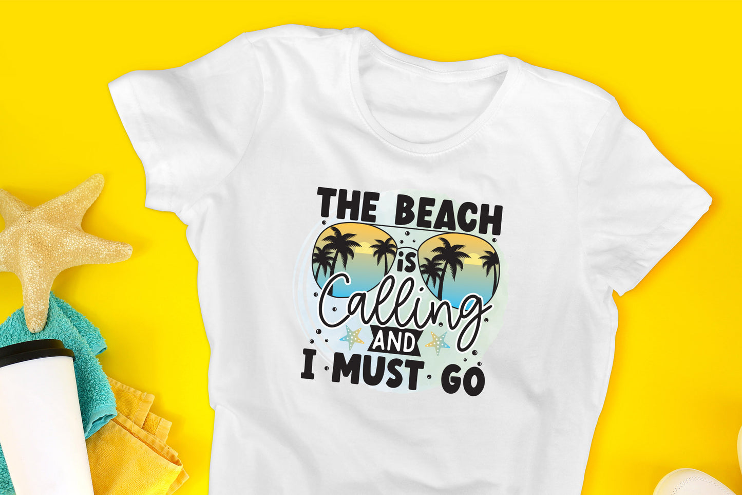 The Beach Is Calling And I Must Go PNG Sublimation