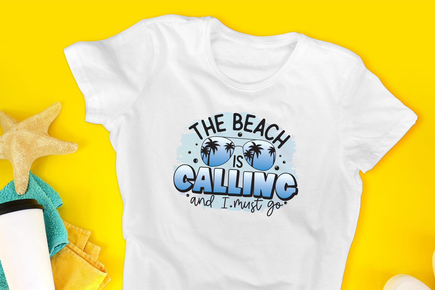 The Beach is Calling and I Must Go Sublimation