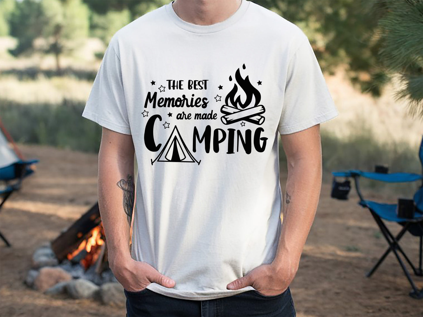 The Best Memories are Made Camping SVG PNG