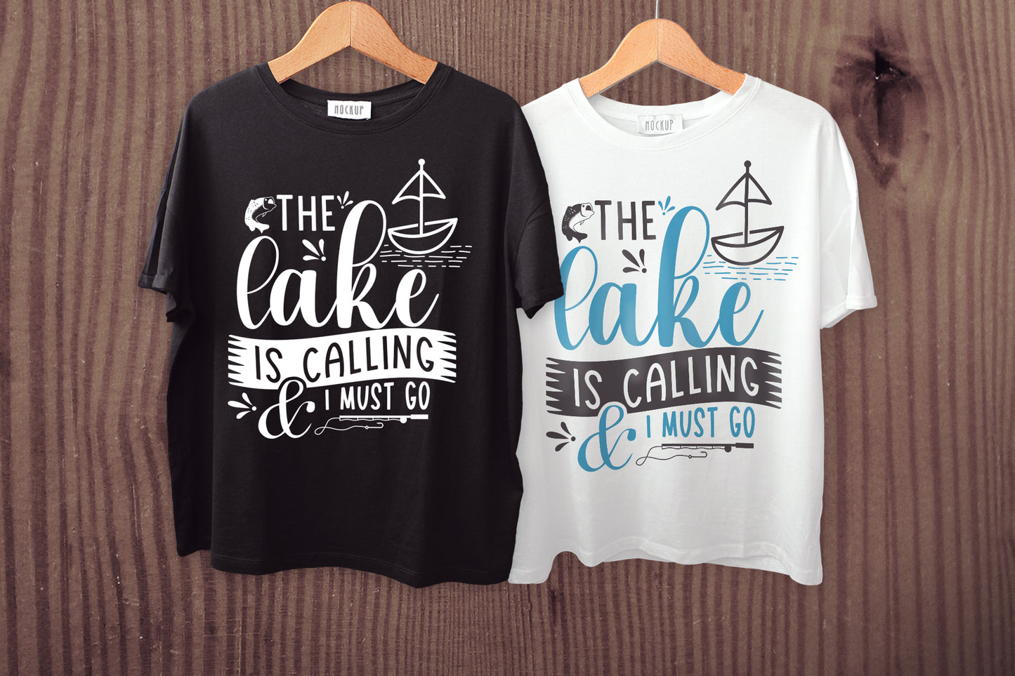 The Lake is Calling and I Must Go, SVG Fishing