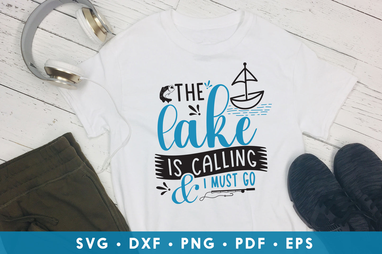The Lake is Calling and I Must Go, SVG Fishing