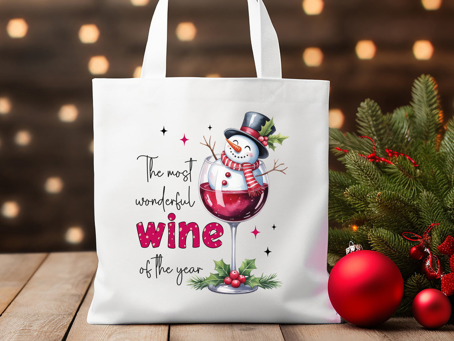 The Most Wonderful Wine of the Year, Christmas Snowman PNG