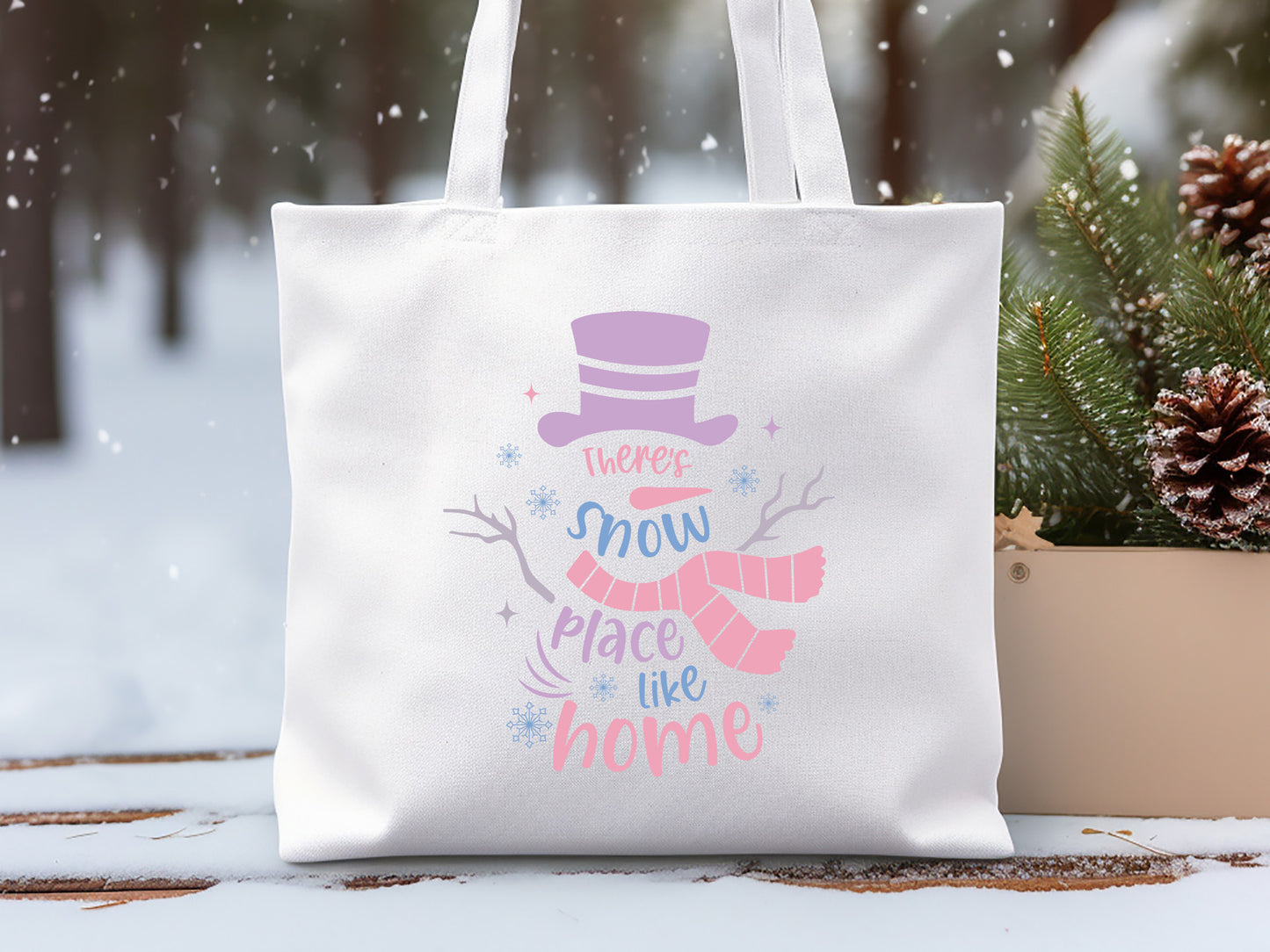 There's Snow Place Like Home - Snowman Quote SVG
