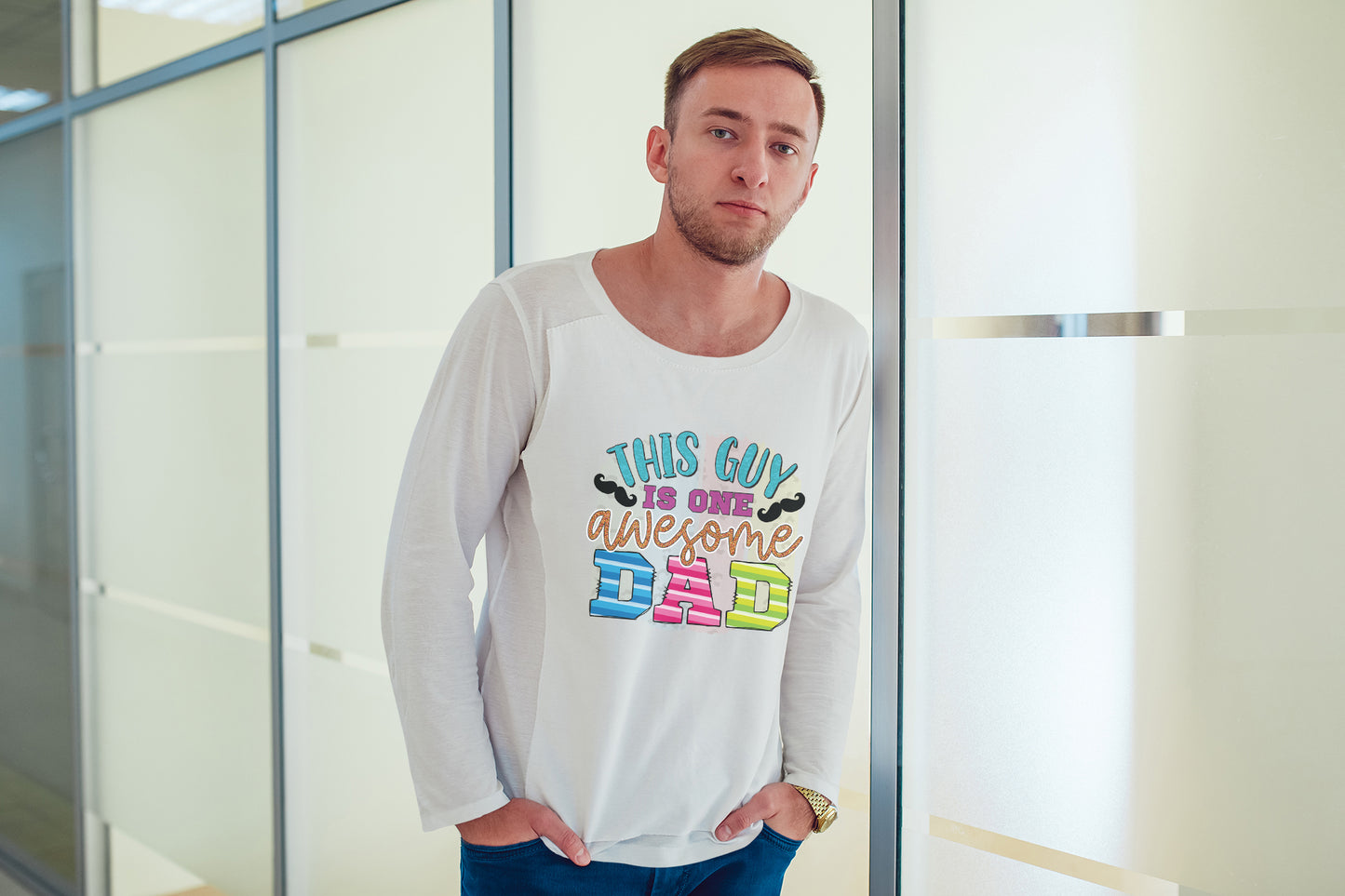 This Guy is One Awesome Dad, Fathers Day PNG Sublimation