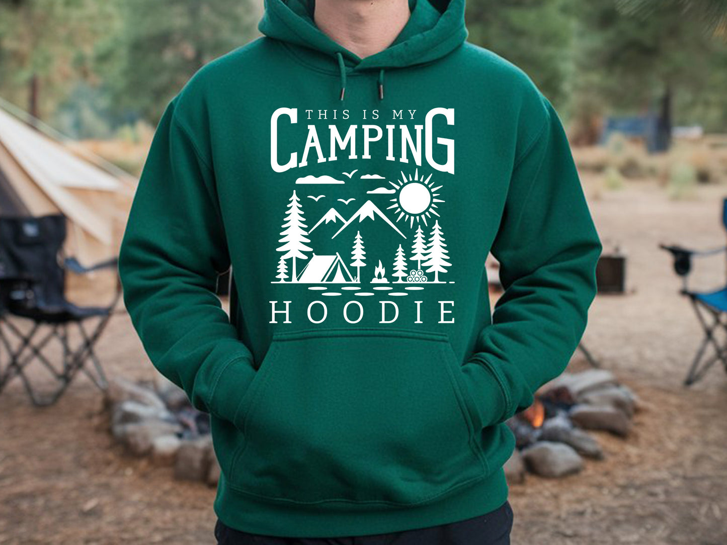 This Is My Camping Hoodie Cut File SVG