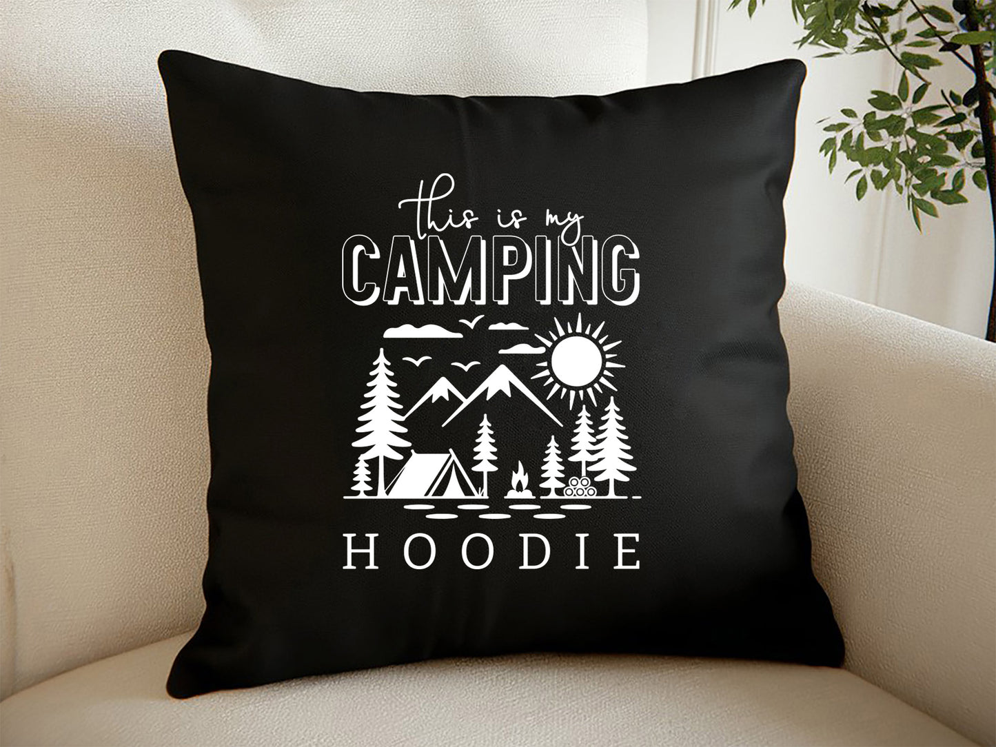 This is My Camping Hoodie SVG Vector