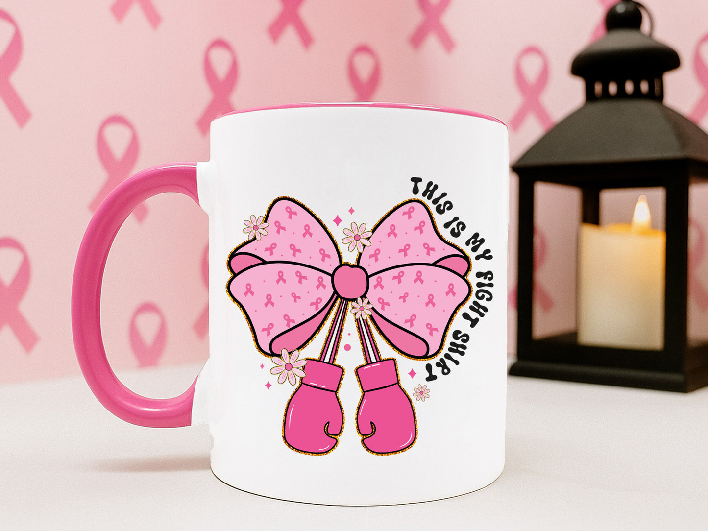 This is My Fight Shirt, Preppy Breast Cancer Sublimation