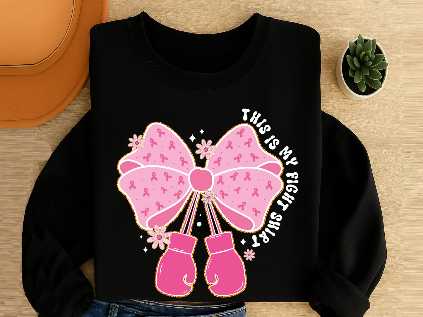 This is My Fight Shirt, Preppy Breast Cancer Sublimation