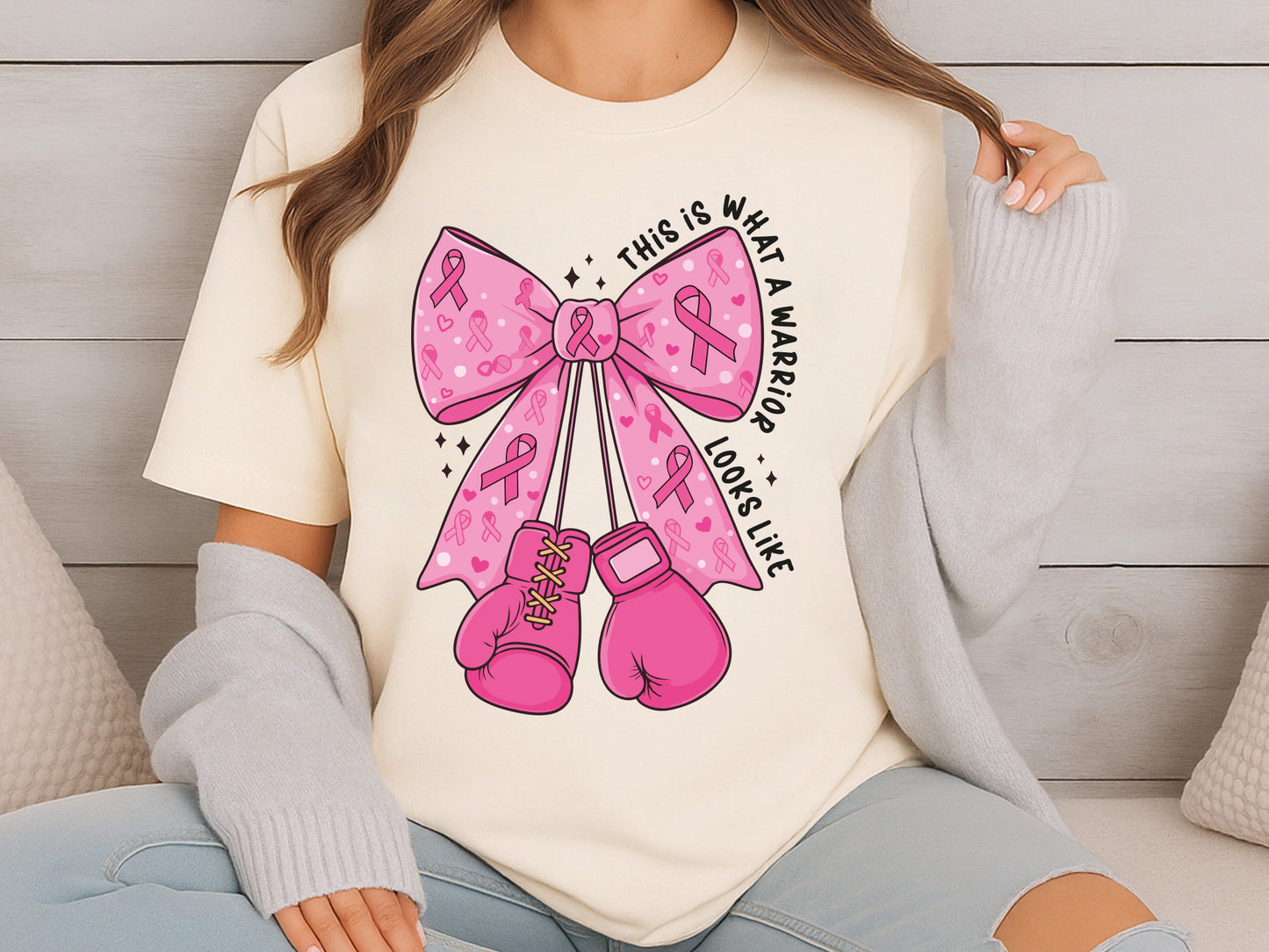 This is What A Warrior Looks Like, Breast Cancer Sublimation