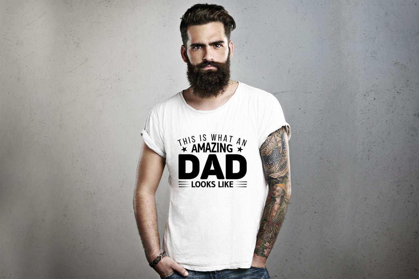 This is What An Amazing Dad Looks Like, Fathers Day SVG