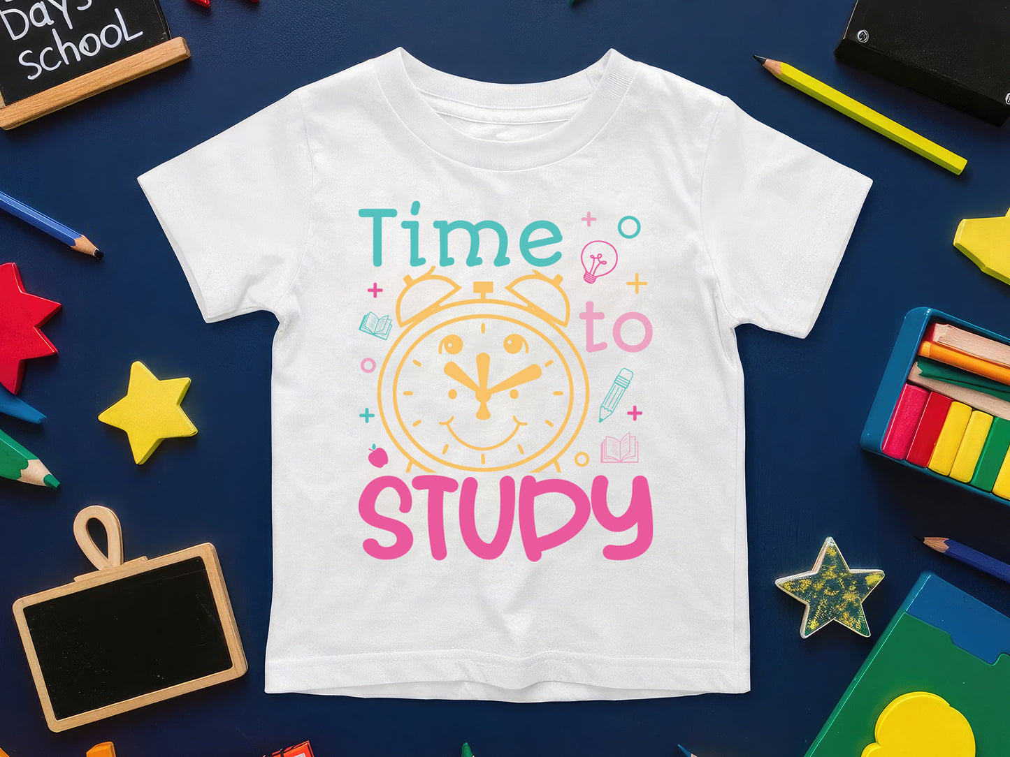 Time to Study, Back to School Shirt SVG