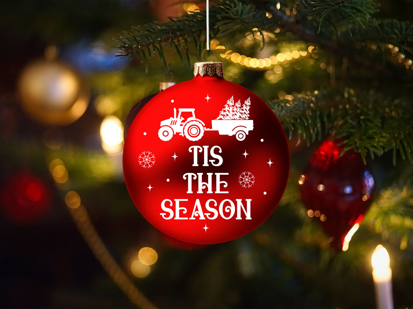 Tis the Season - Unique Christmas Ornament Svg