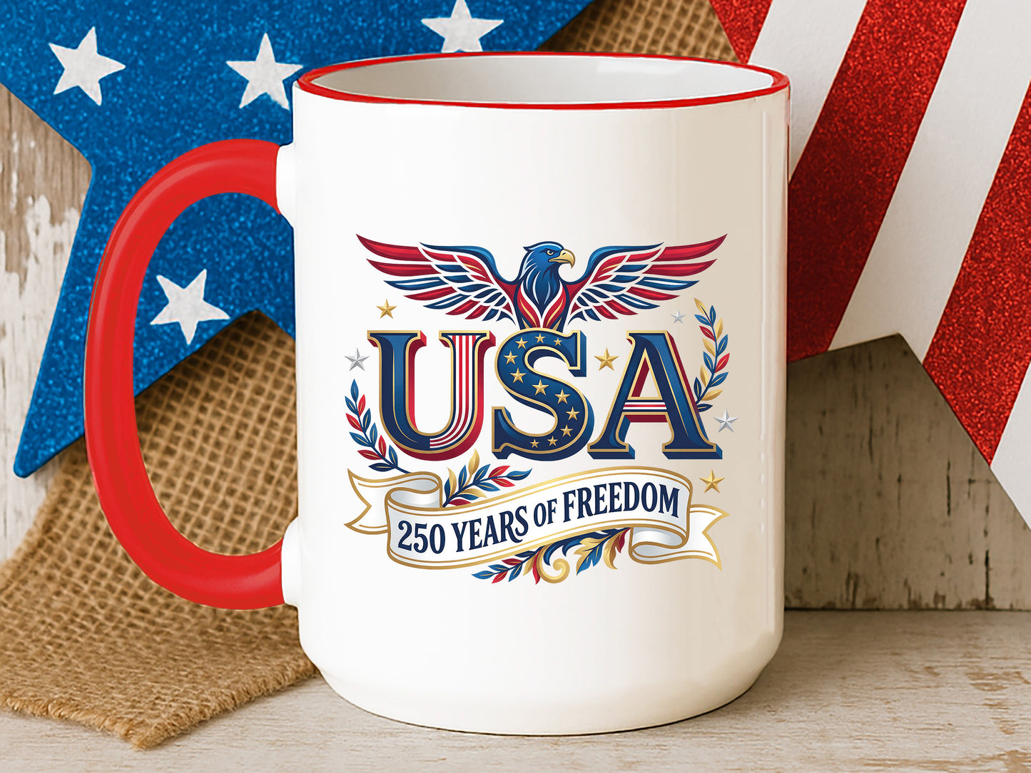 USA 250 Years of Freedom PNG Sublimation