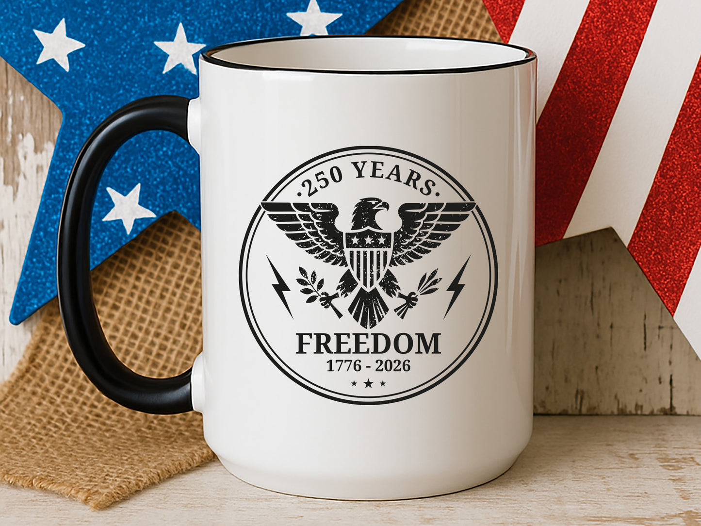 USA 250 Years of Freedom SVG Vector