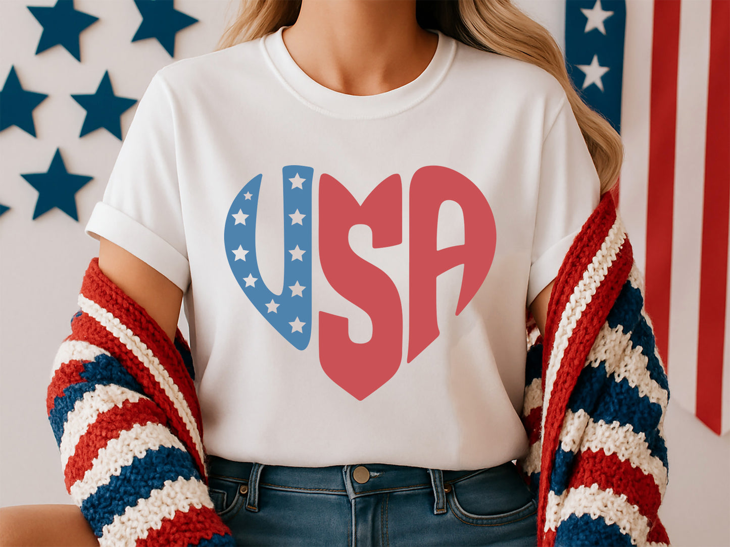 USA, 4th of July SVG Design