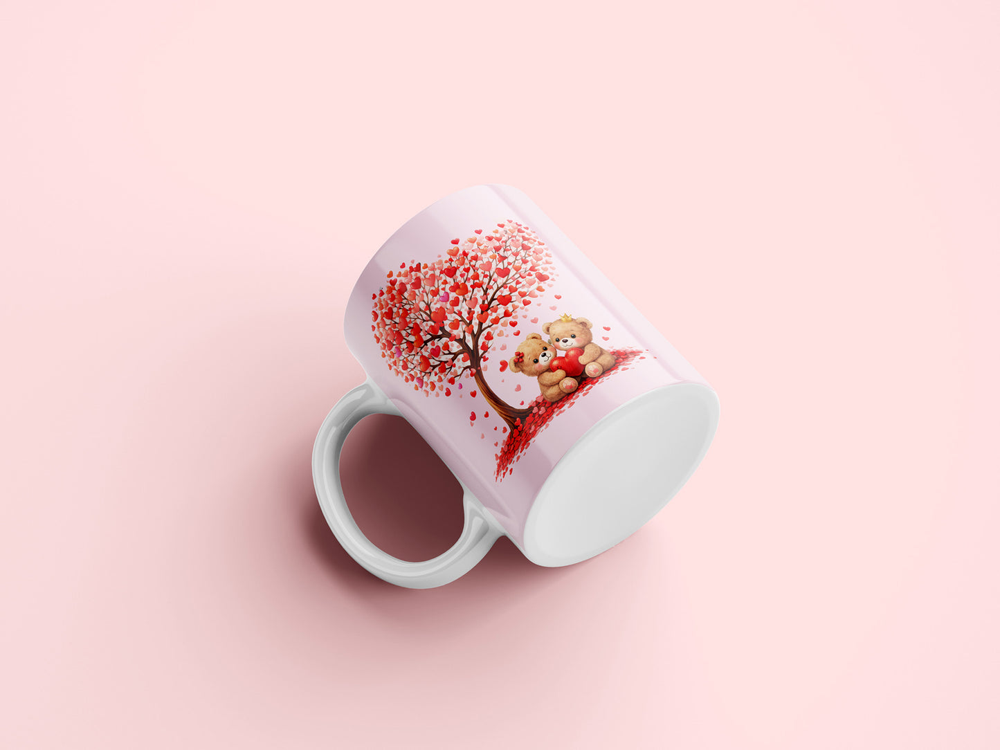 Valentine Mug Wrap Sublimation Transfer Design