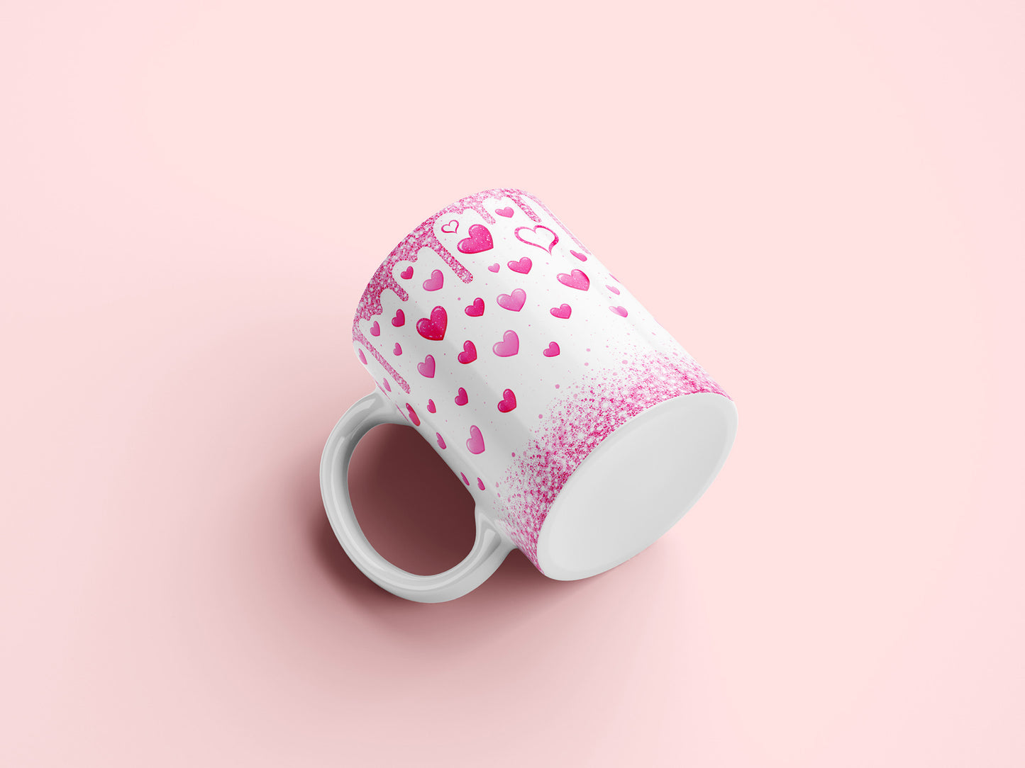 Valentines Mug Wrap PNG Sublimation Design