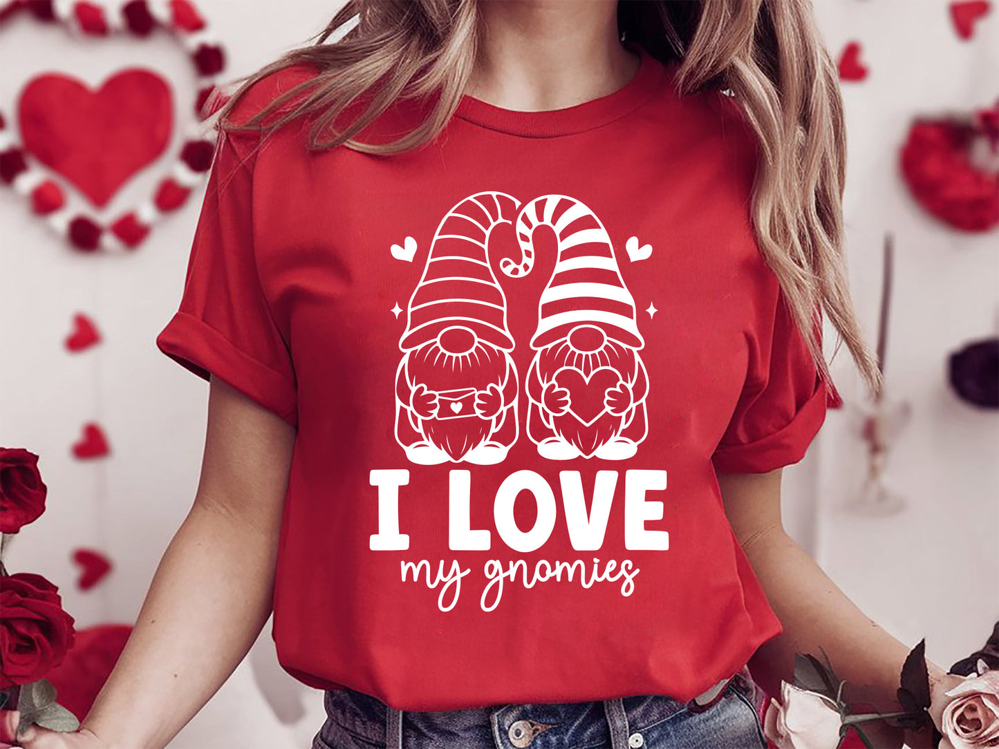 Valentines SVG Craft - I Love My Gnomies