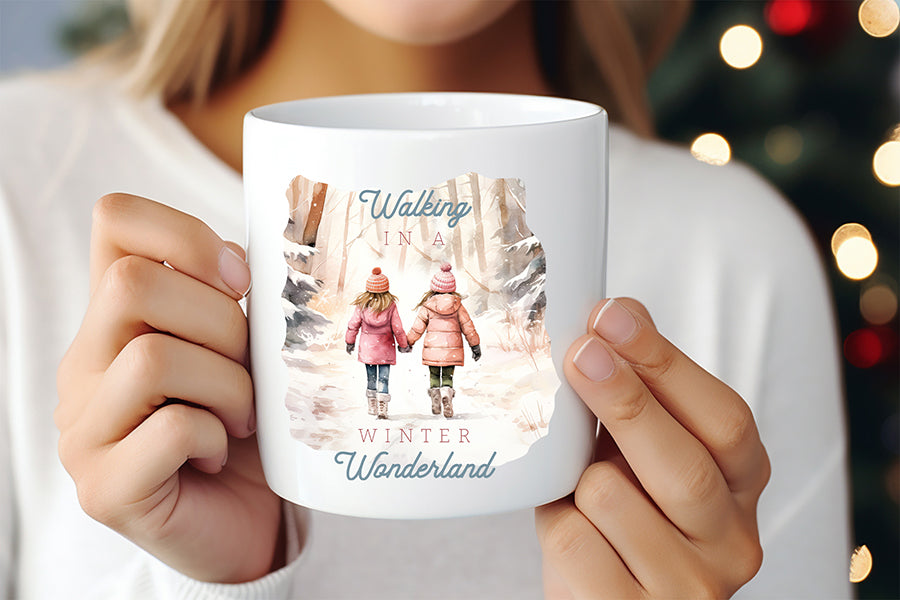 Walking in a Winter Wonderland - Sublimation Tshirts Design