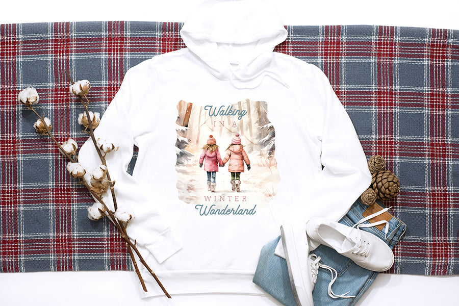 Walking in a Winter Wonderland - Sublimation Tshirts Design