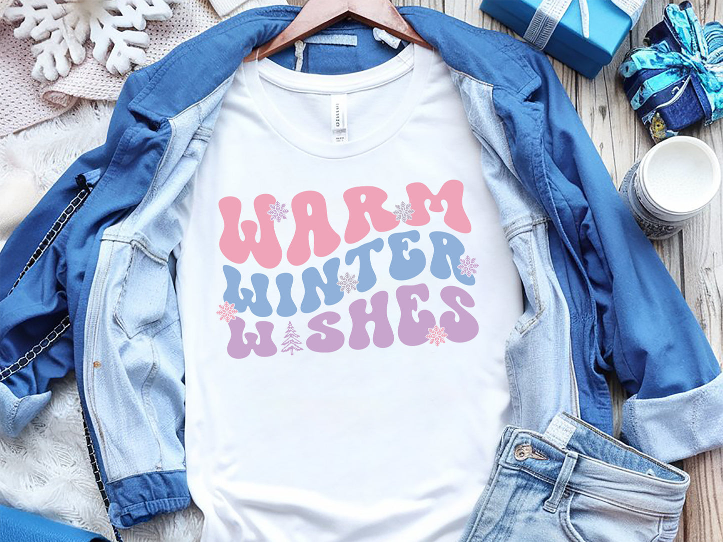 Warm Winter Wishes SVG Design