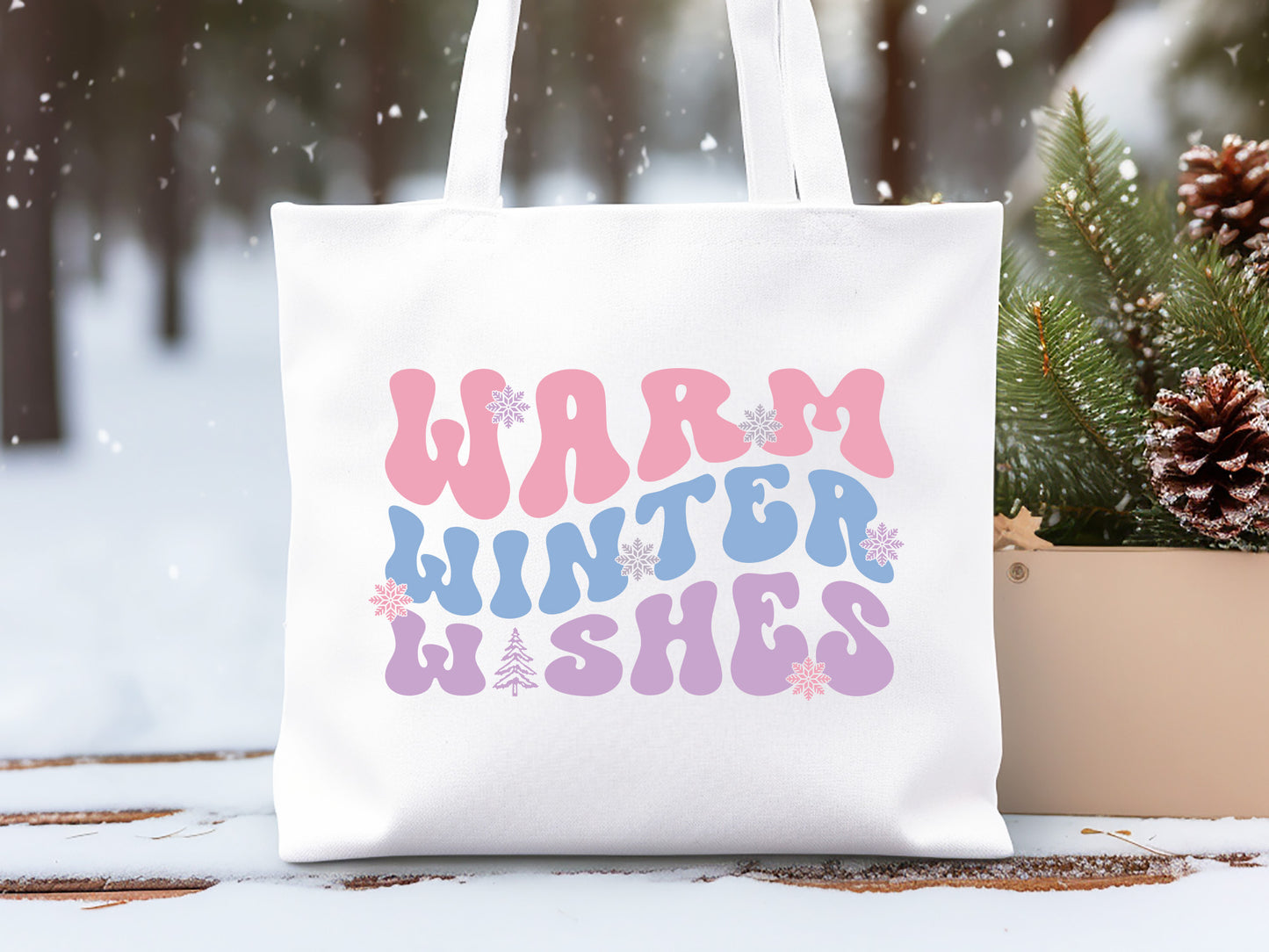 Warm Winter Wishes SVG Design