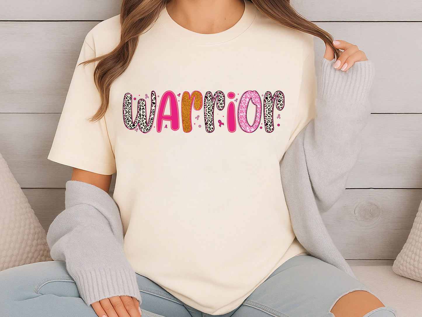 Warrior, Breast Cancer Preppy Sublimation Print