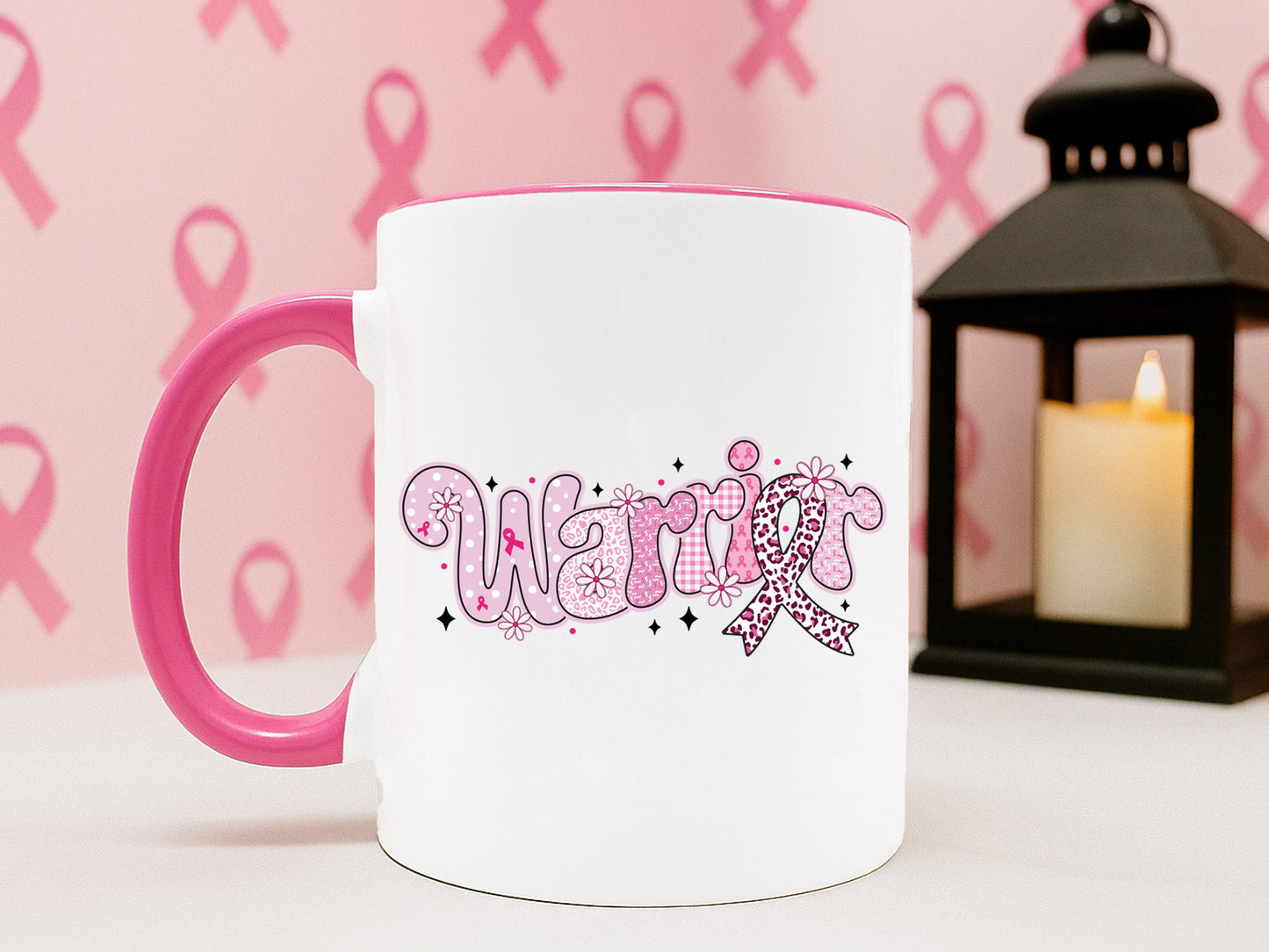 Warrior, Preppy Breast Cancer PNG Sublimation