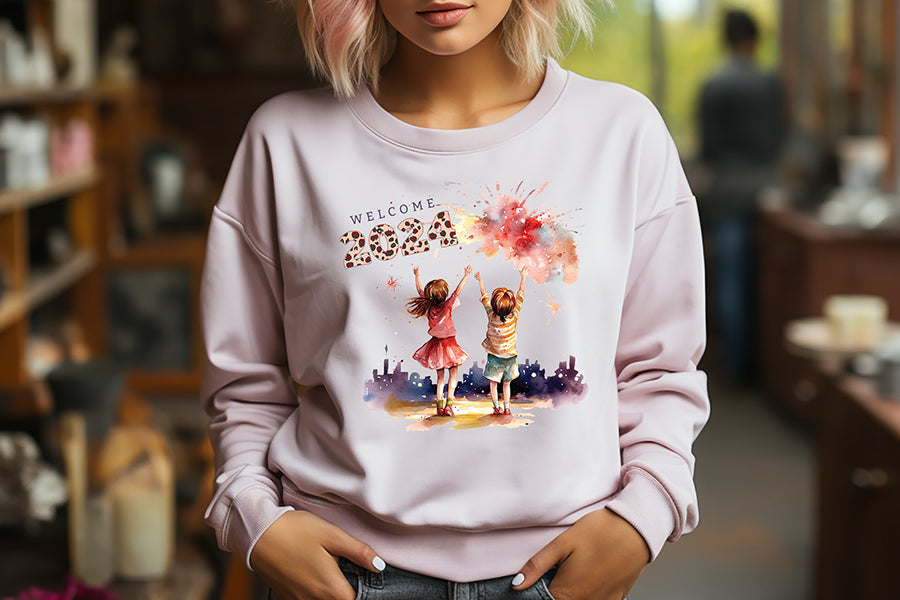 Welcome 2024 PNG Sublimation | Funny New Year's Shirts