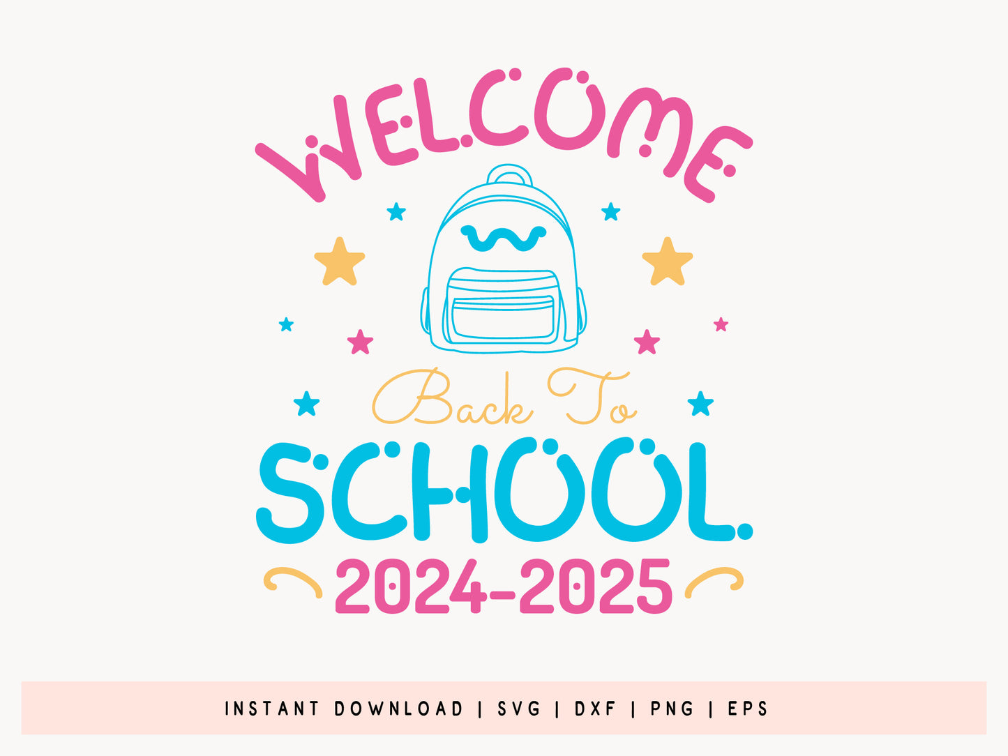Welcome Back to School 2025-2026 SVG