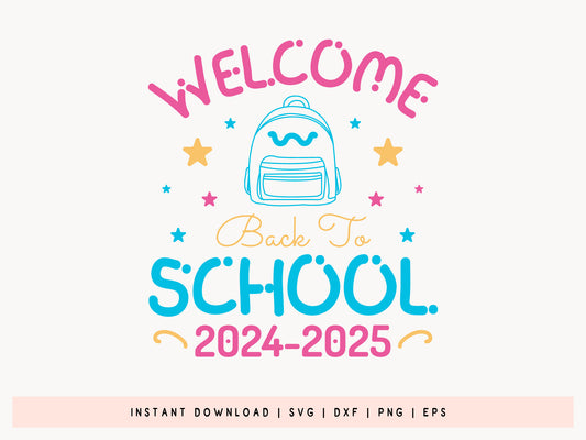 Welcome Back to School 2025-2026 SVG