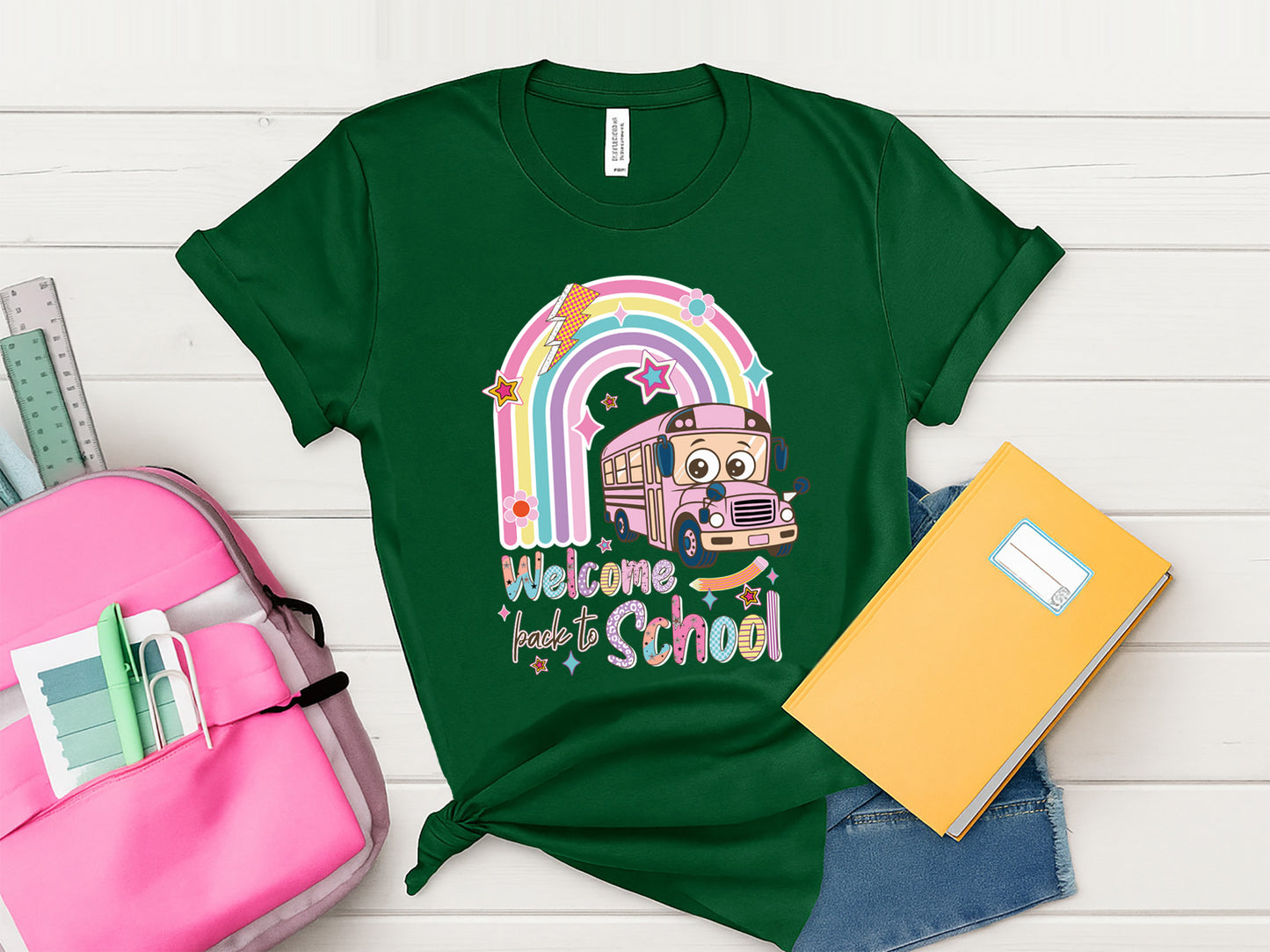Welcome Back to School Preppy Sublimation
