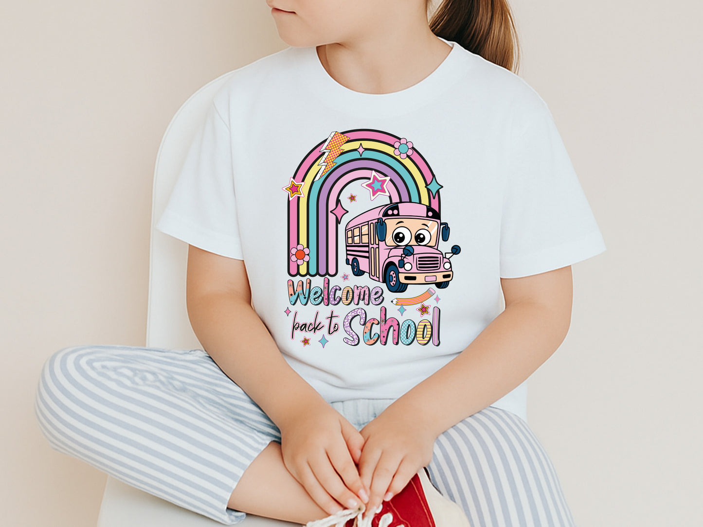 Welcome Back to School Preppy Sublimation