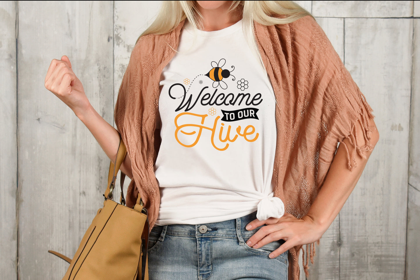 Welcome to Our Hive, Bee SVG