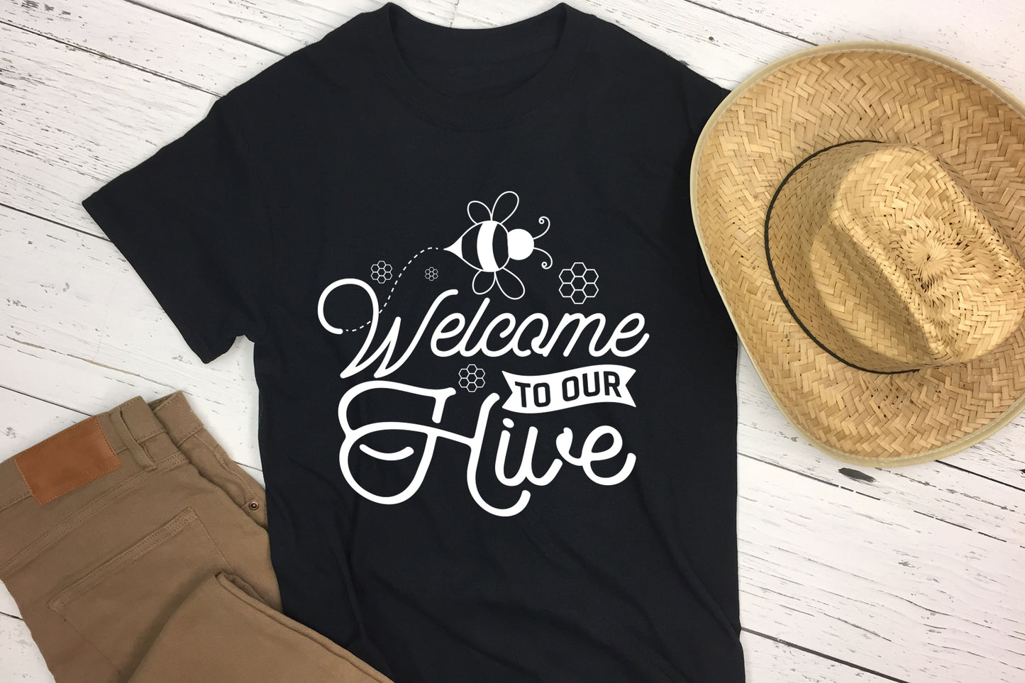 Welcome to Our Hive, Bee SVG