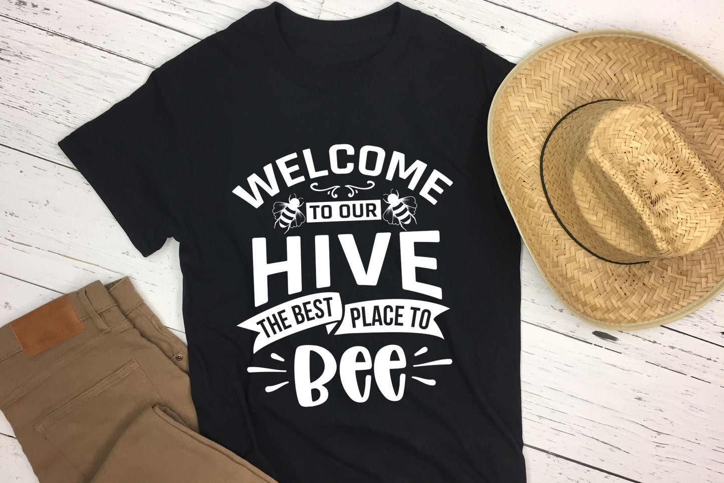 Welcome to Our Hive the Best Place to Bee SVG Design