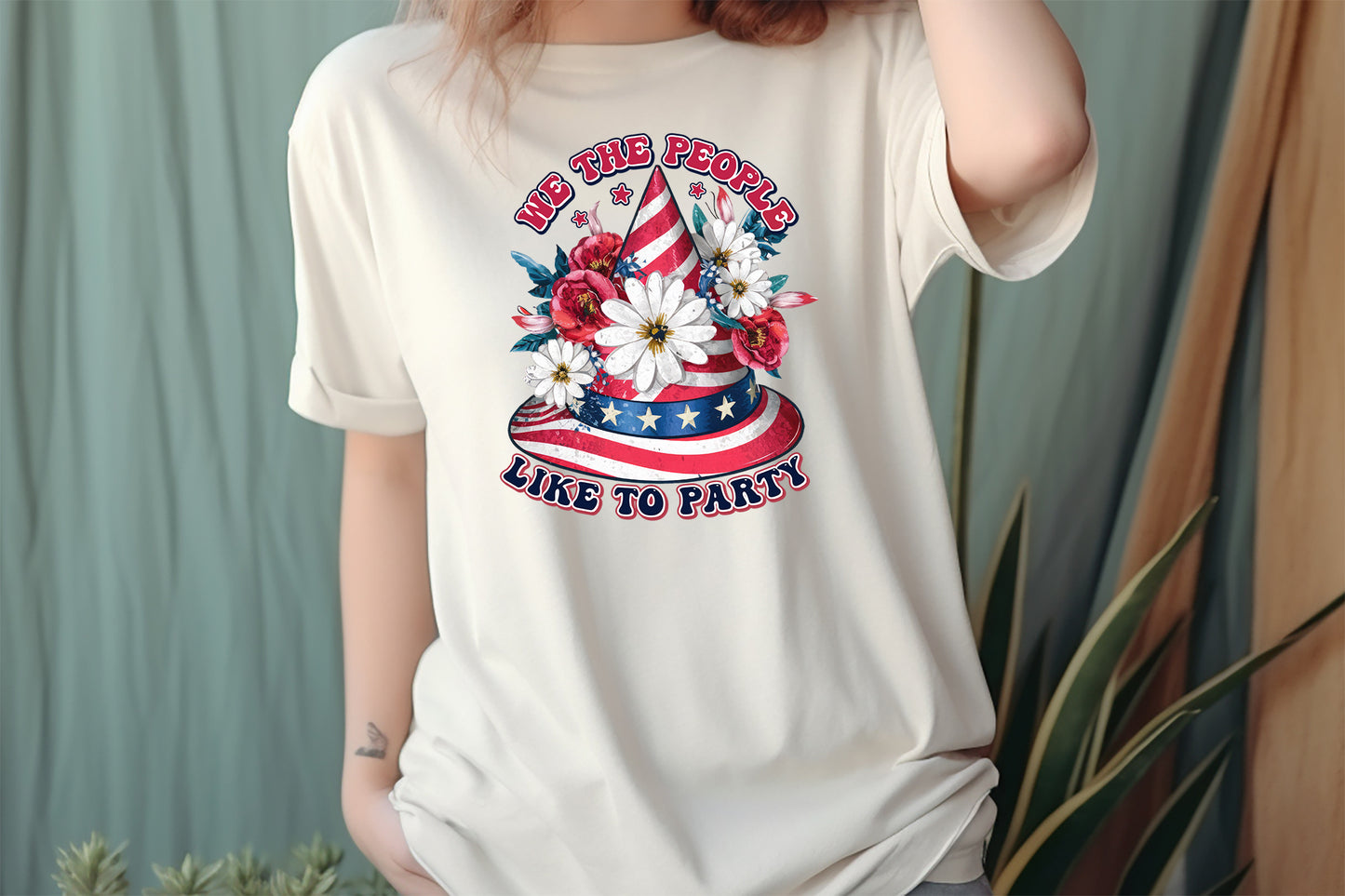 We the People Like to Party, 4th of July PNG Sublimation