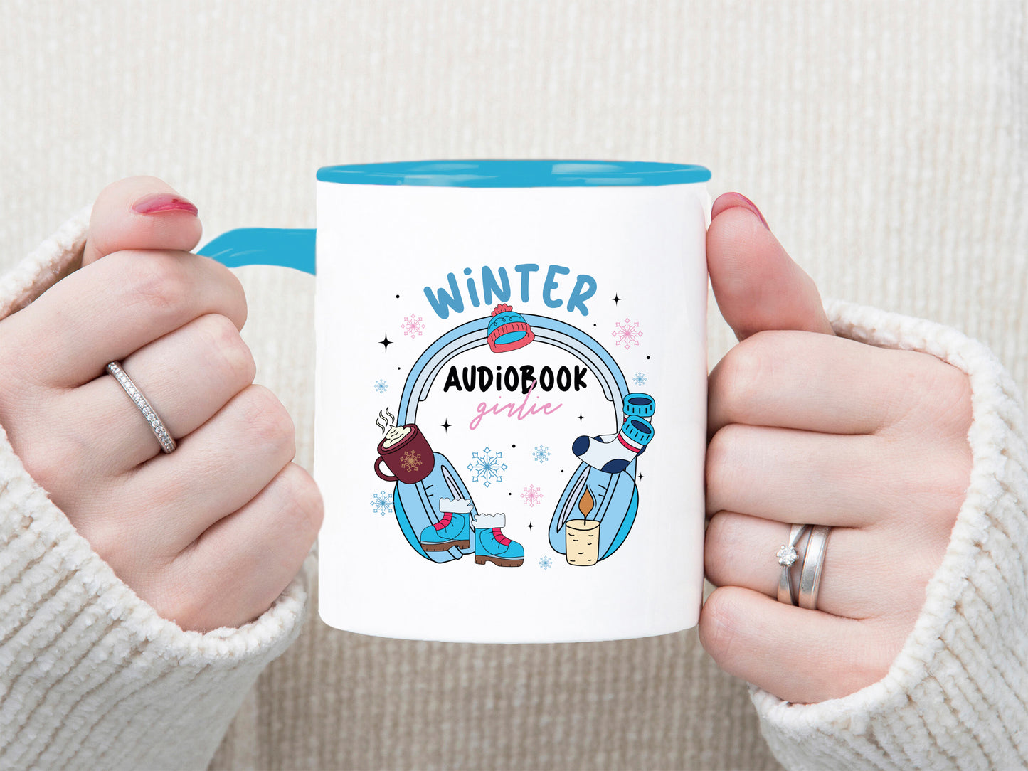 Winter Audiobook Girlie Sublimation Design