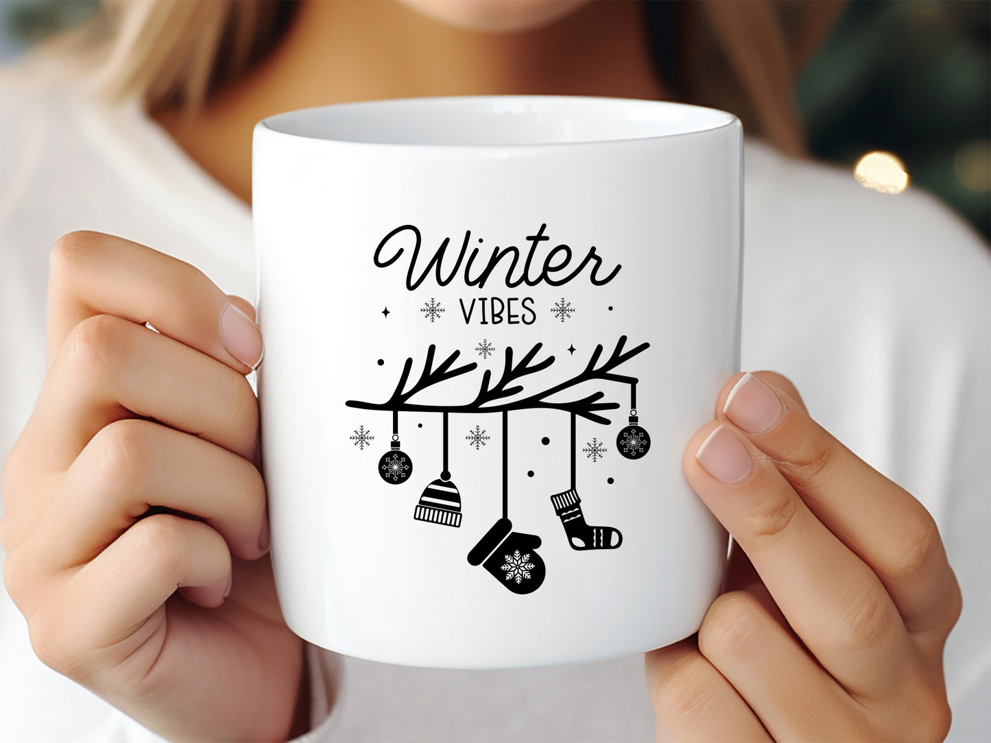 Winter Vibes Design SVG