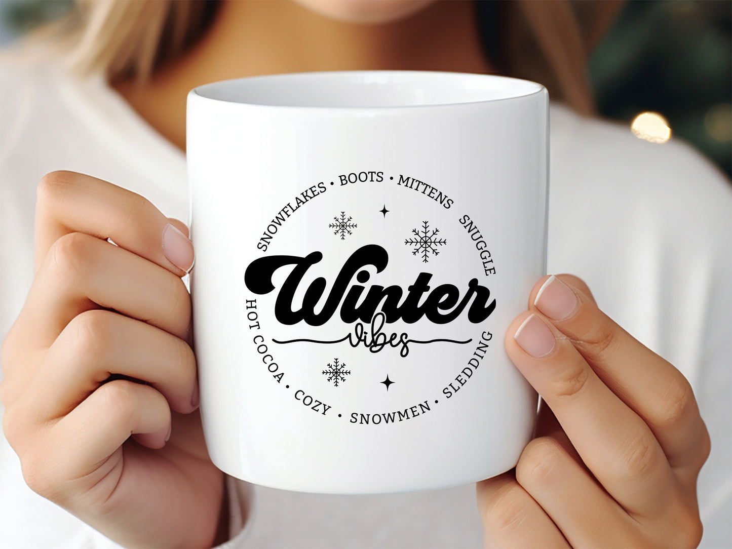 Winter Vibes SVG Cutting File