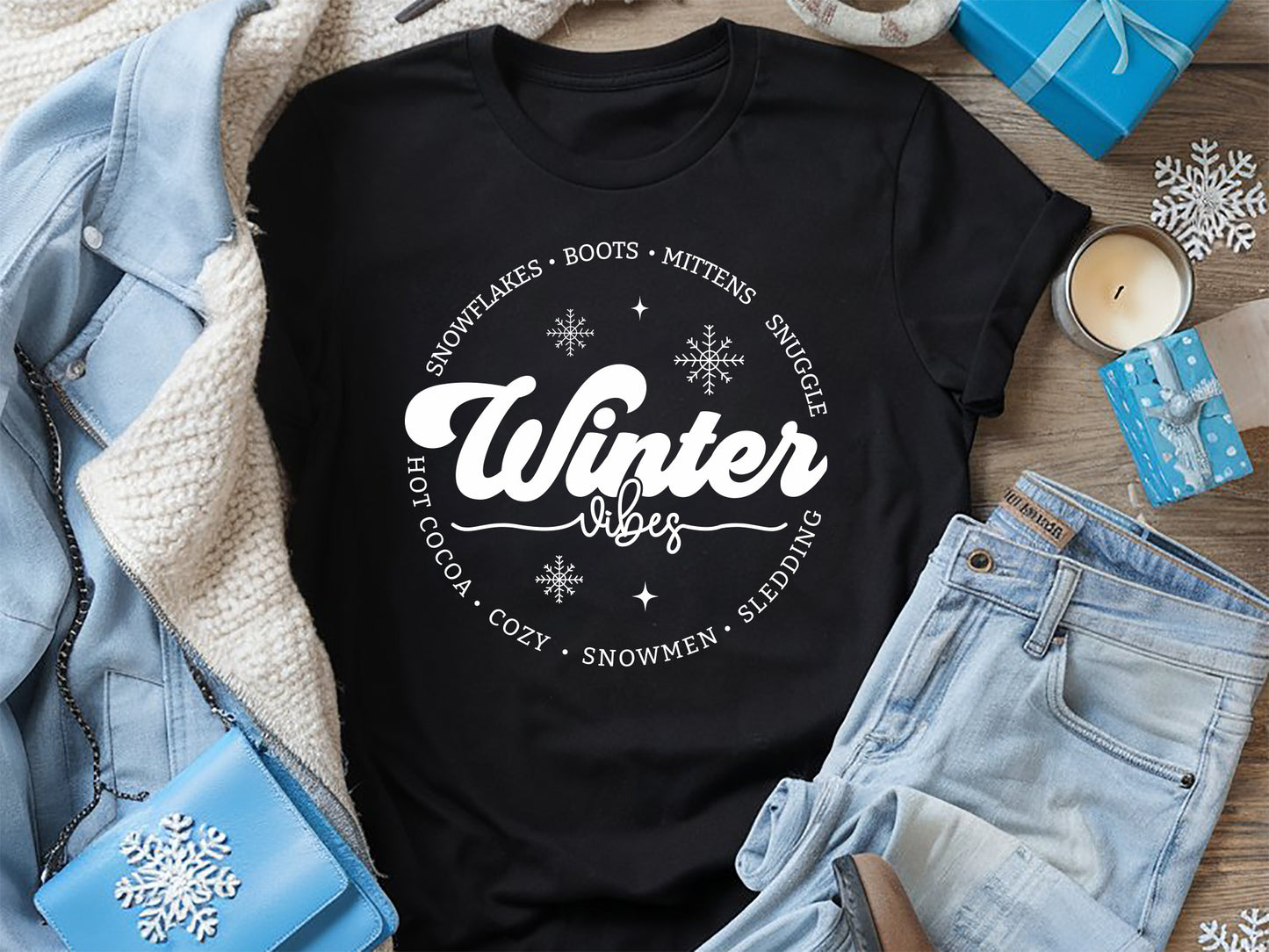 Winter Vibes SVG Cutting File
