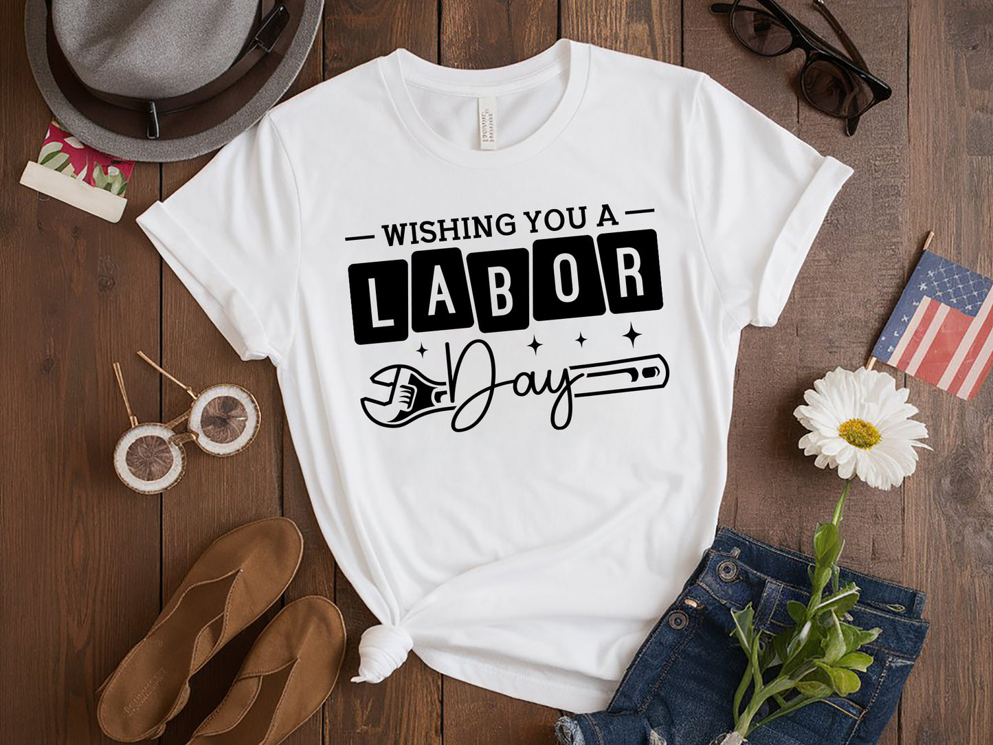 Wishing You a Labor Day SVG Design