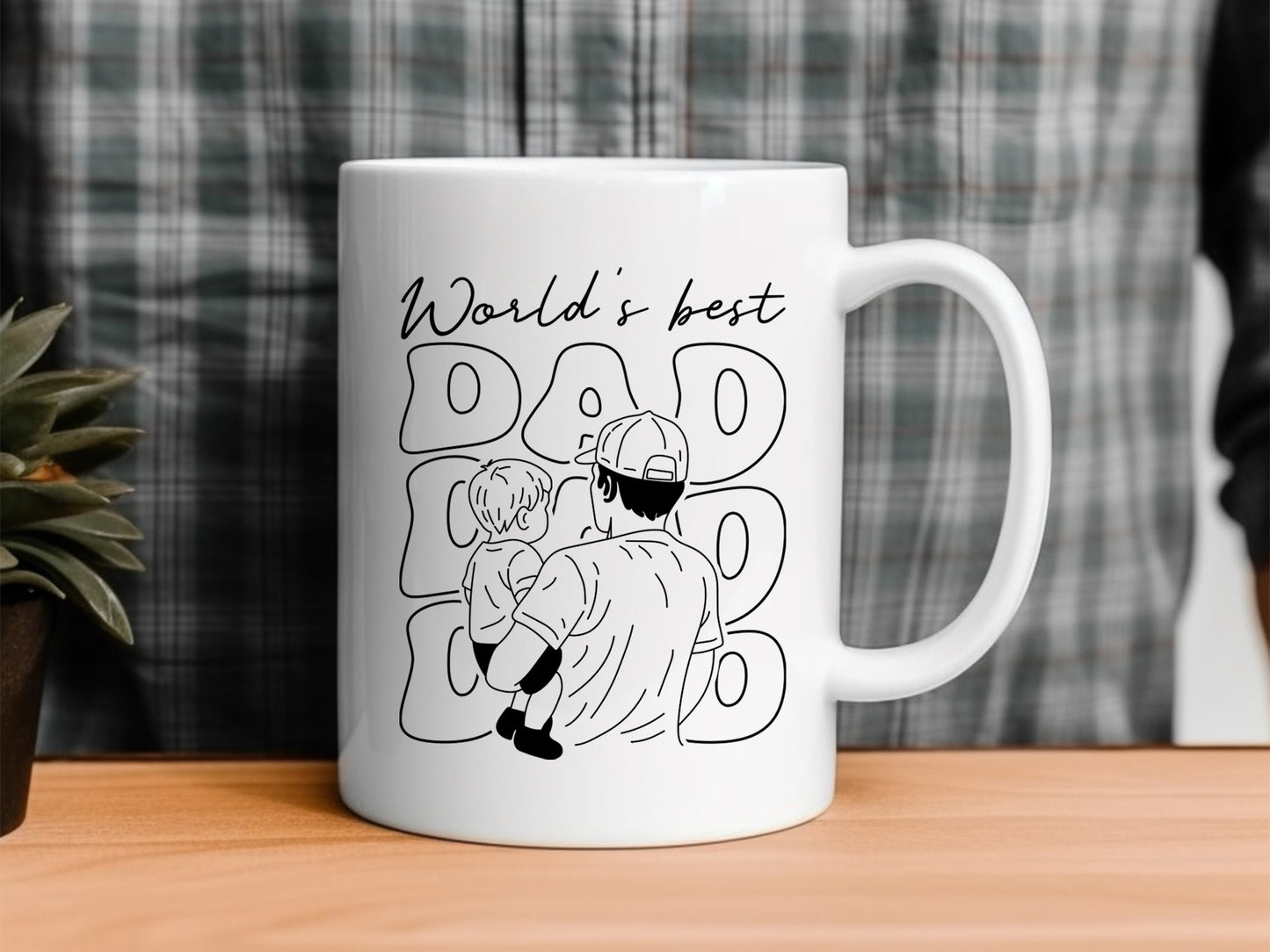 World's Best Dad, Father's Day SVG Cut File
