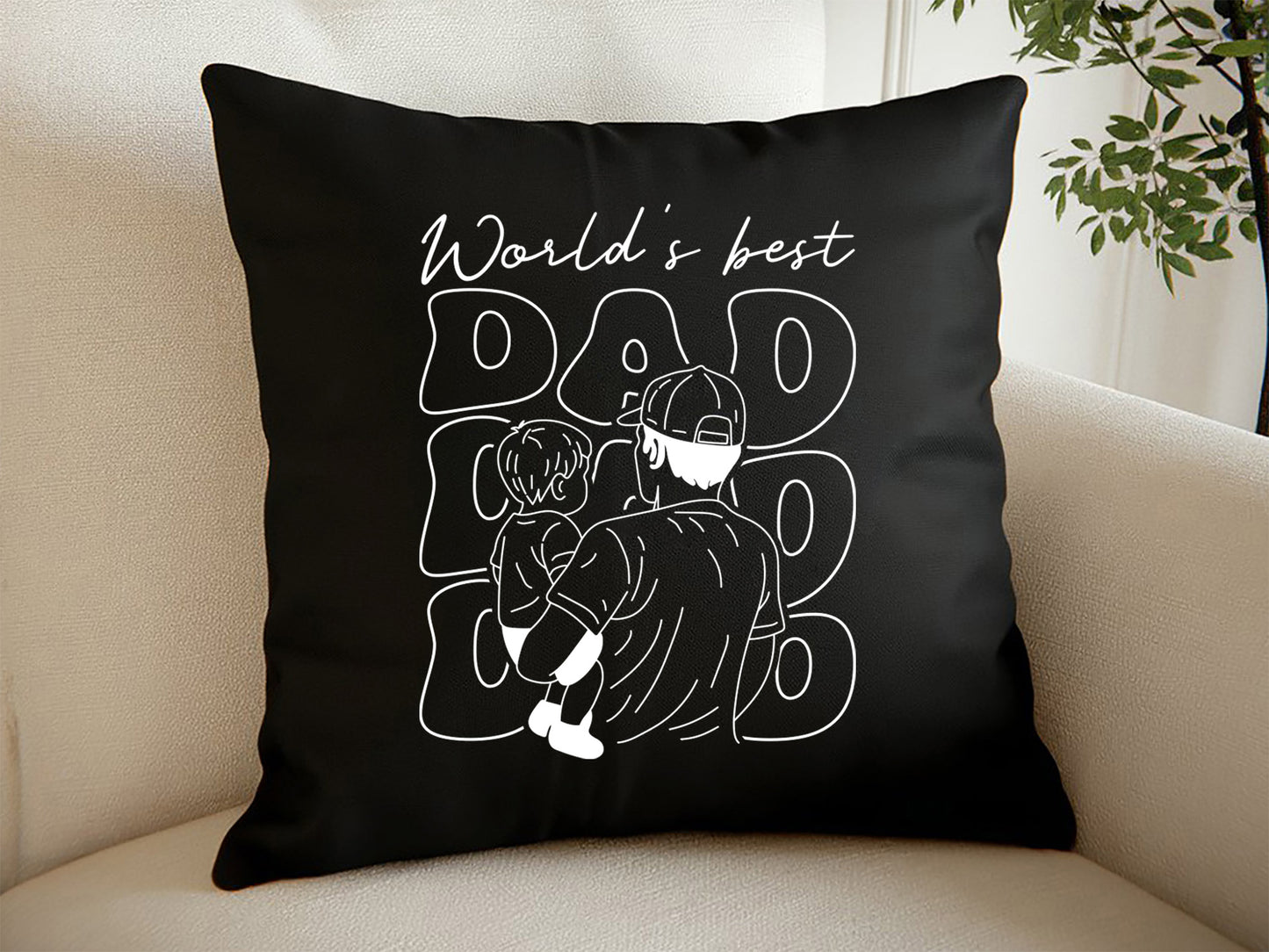 World's Best Dad, Father's Day SVG Cut File