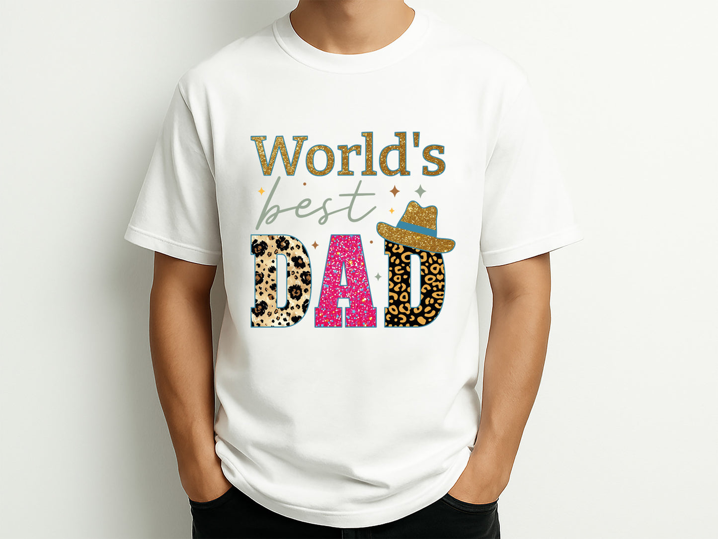World's Best Dad, Fathers Day Sublimation