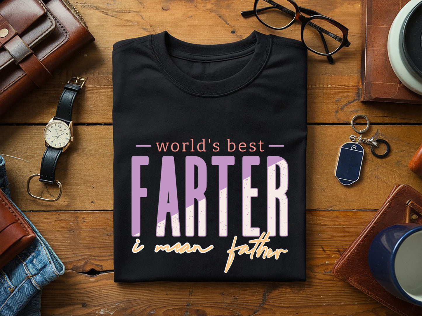 World's Best Farter I Mean Father Sublimation