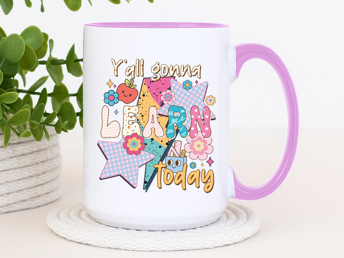 Y'all Gonna Learn Today, Cute Groovy Teacher Sublimation