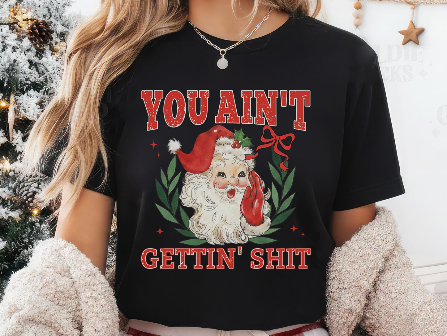 You Ain't Gettin' Shit, Christmas Santa Sublimation